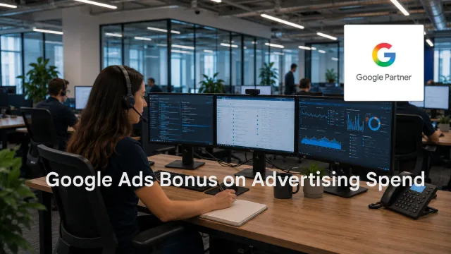 Google Ads Bonus on Advertising Spend