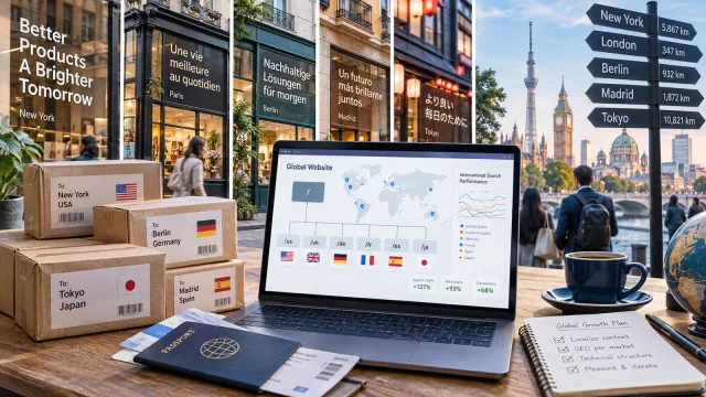 Compare country domains and regional subdirectories for international SEO