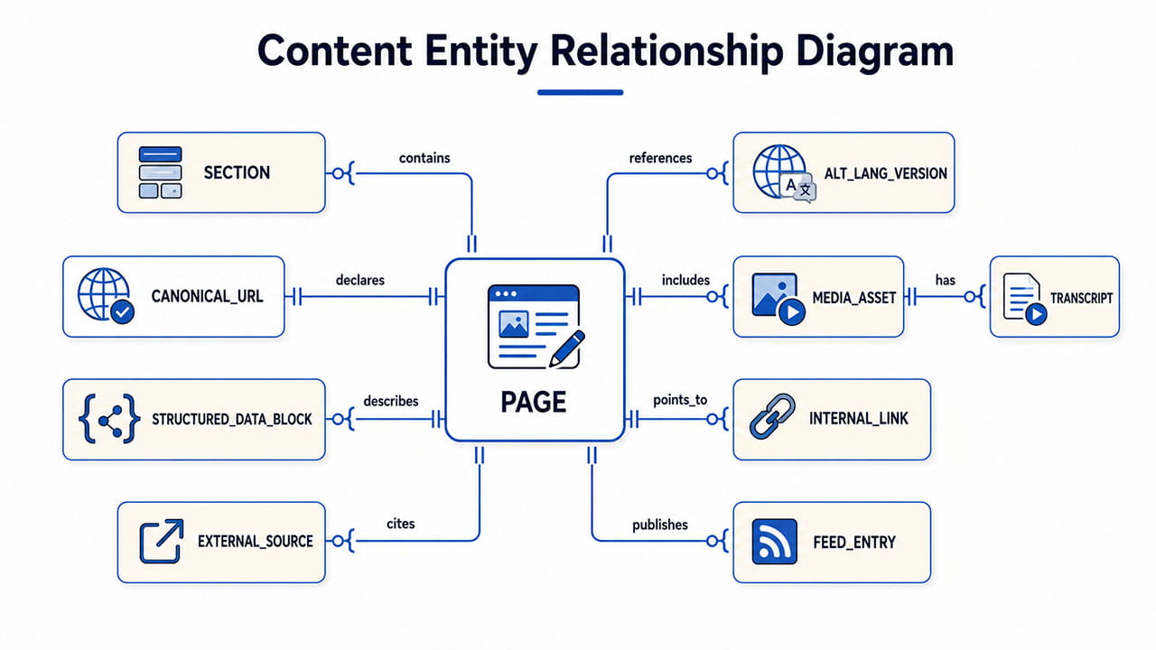 Content Entity Realationship Diagram