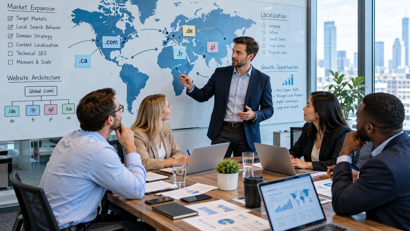 Choosing an international domain strategy
