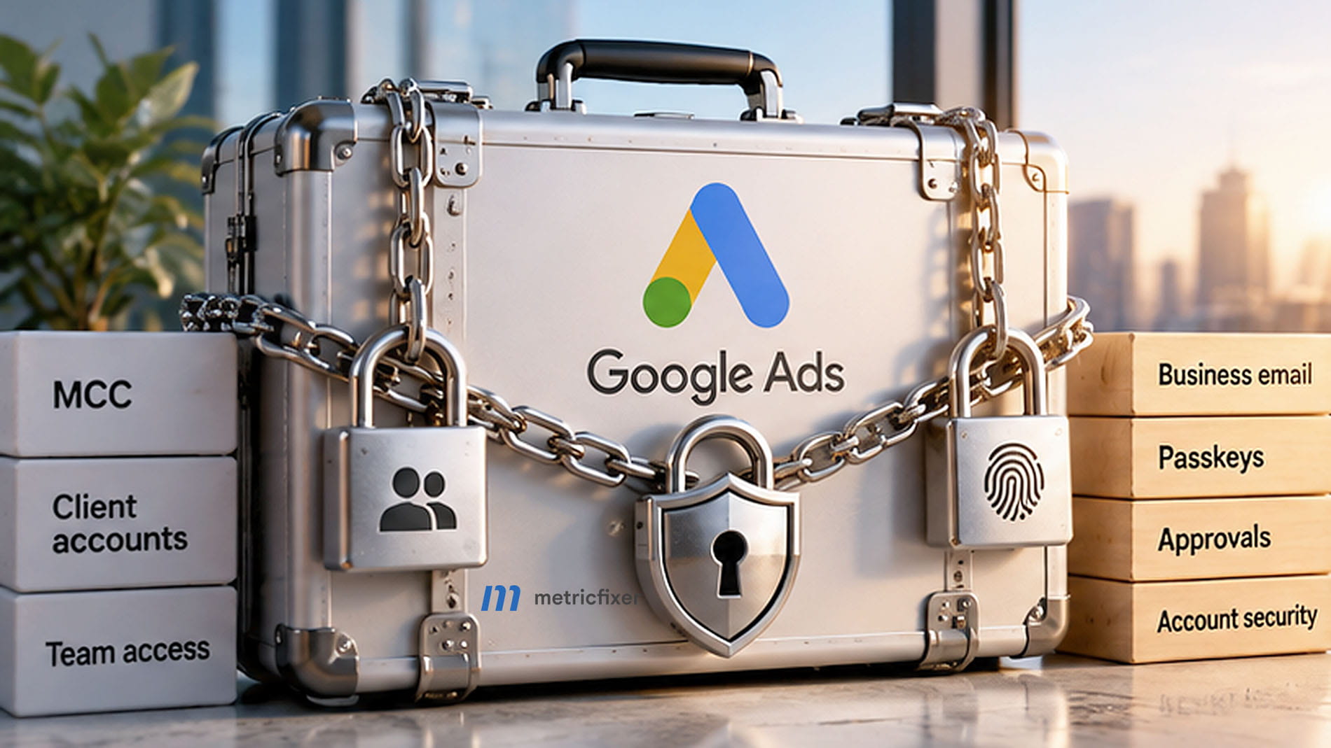 A practical agency guide to blocked MCC links, business-email requirements, passkeys and admin approvals—with a real support case and a readiness checklist.
